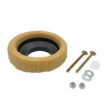 3 In. and 4 In. Adhesive Toilet Wax Ring Kit with E-Z Snap Bolt Free Shipping Ne