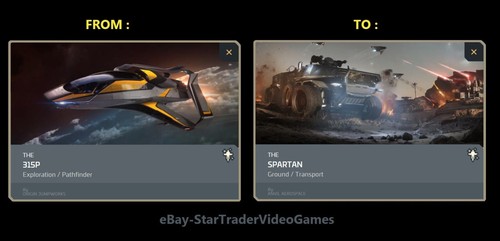 STAR CITIZEN - SHIP UPGRADE TO ANVIL SPARTAN - CCU SELECTION - Picture 6 of 43