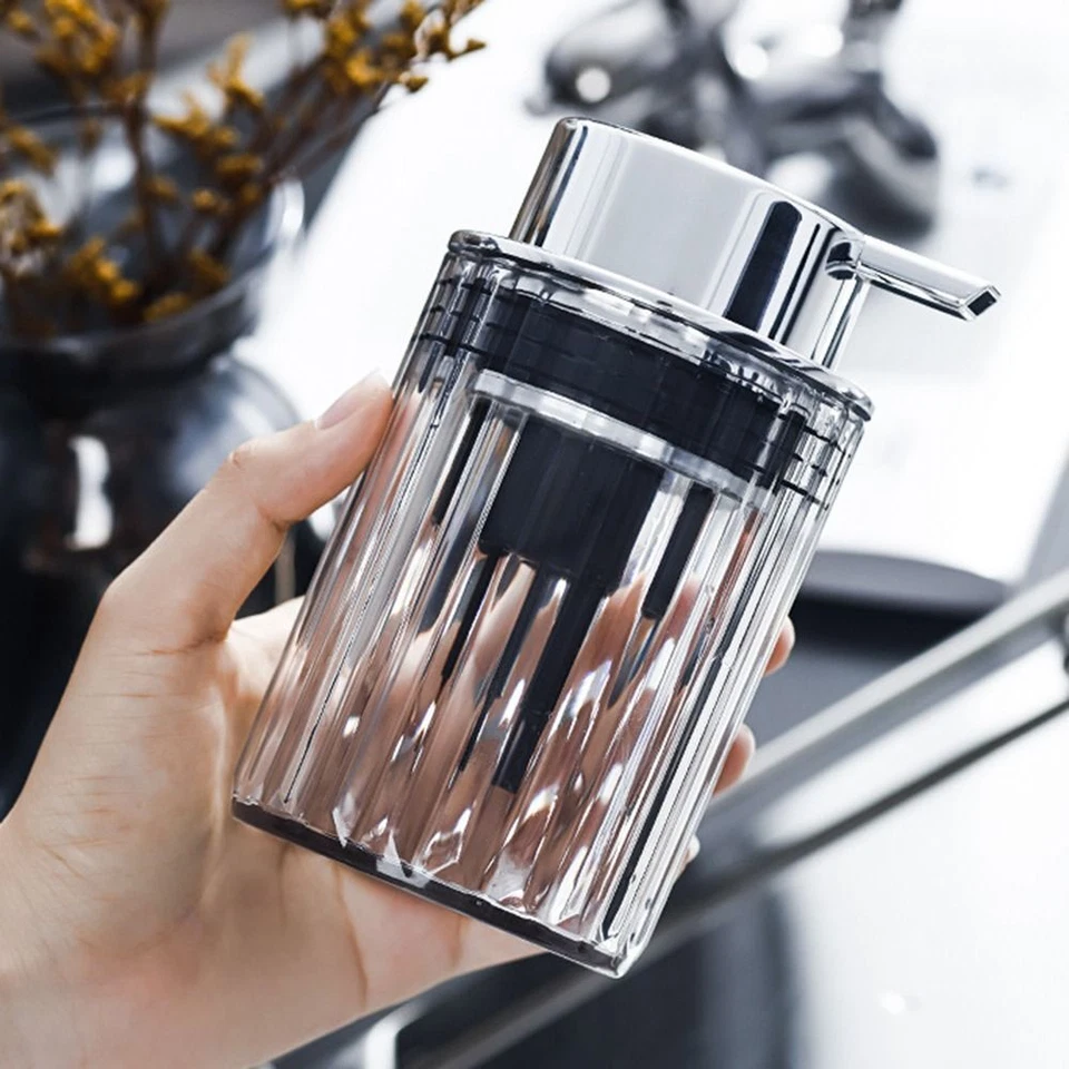 Foam Pump Jar Foaming Soap Dispenser Hand Refillable Push-type Pump Bottle - image 3 of 4