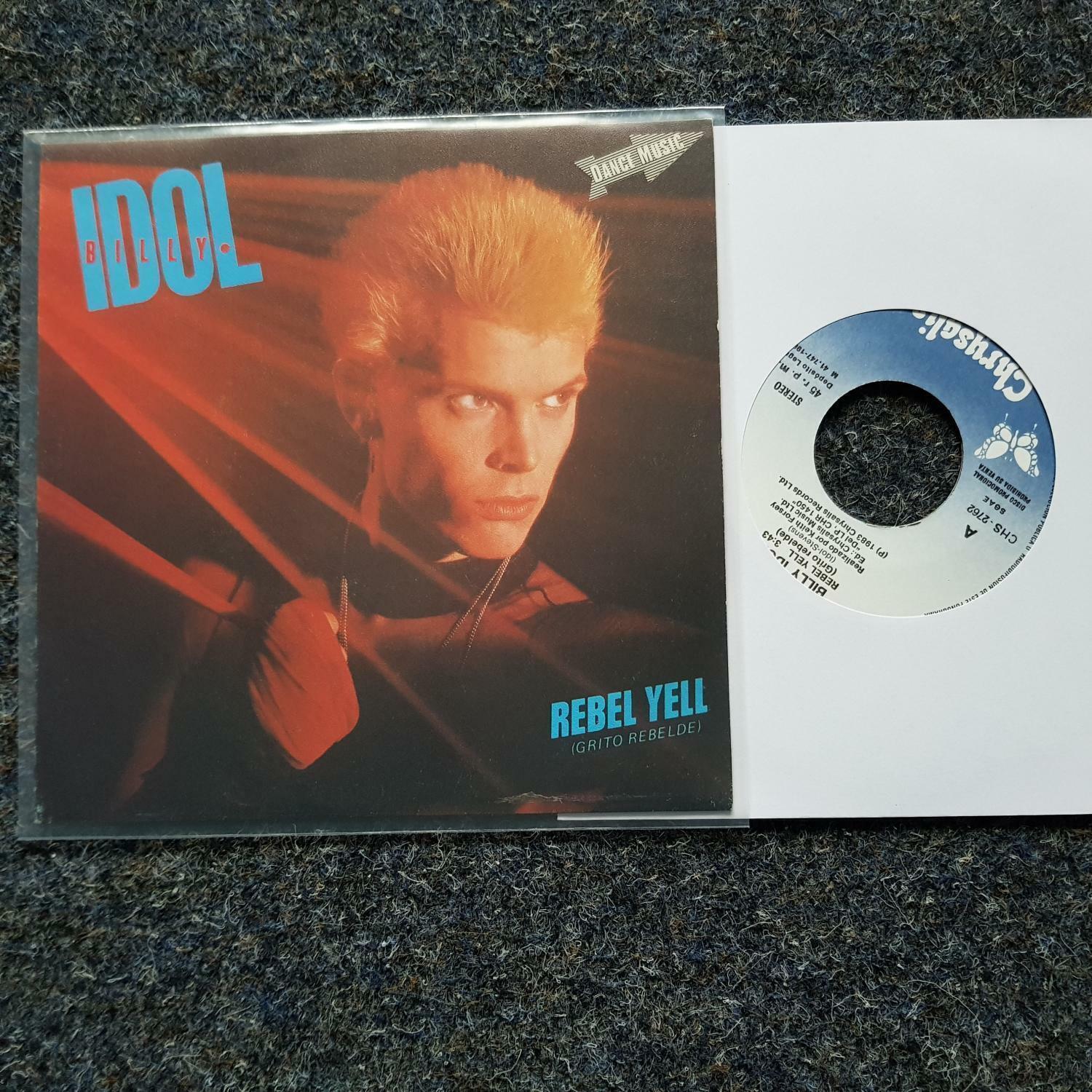 7"" Single Vinyl Billy Idol - Rebel yell SPAIN PROMO