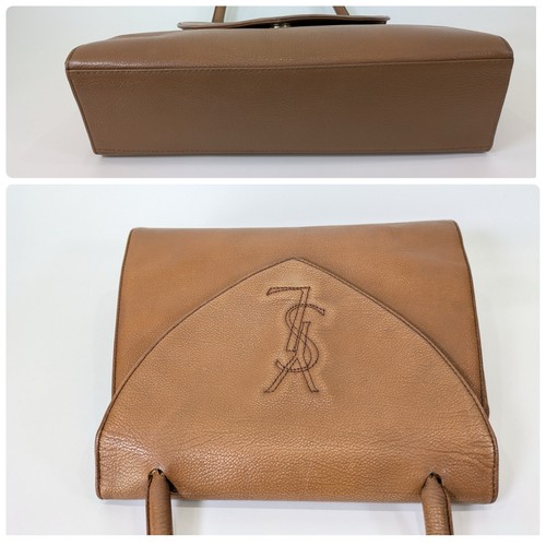 Yves Saint Laurent Handbag bag Brown Leather YSL - Picture 23 of 24