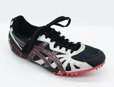 Asics HyperSprint Track Shoes Track  Field Spike Black Red Silver Size 8