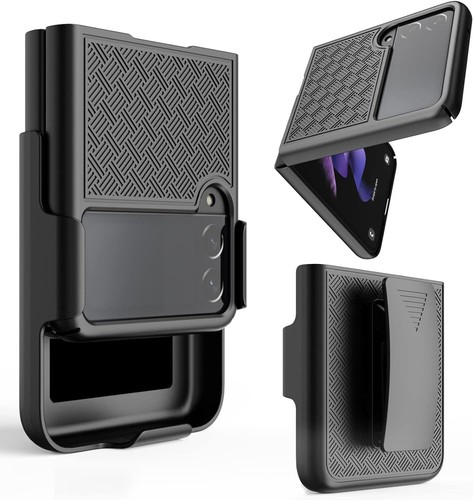 Coque Rigide Clip Ceinture Étui Combo pour Samsung Galaxy Z Flip 3 4 5 6 / 5G - Photo 6 sur 33