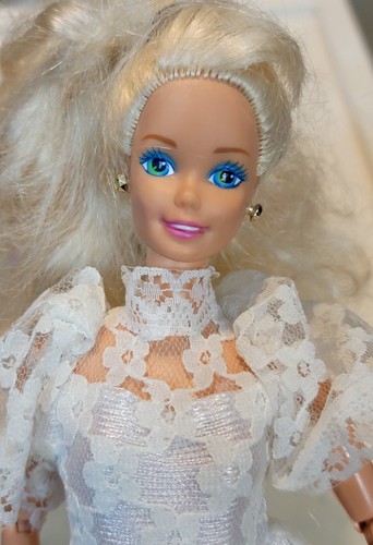 BARBIE Puppe Braut KLEID-KLEID OOAK CLONE HOCHZEIT BRAUTMÄDCHEN PUPPENOUTFIT C338G - Bild 8 von 12