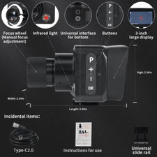 New IR Night Vision Scope Day Night Monocular Rifles Crossbow with 32GB Card