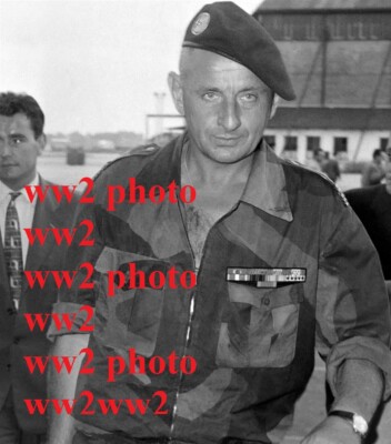 Photo Bigeard BPC RPC Indo Algerie casque Para TAP Légion BEP Colonial veste DBP