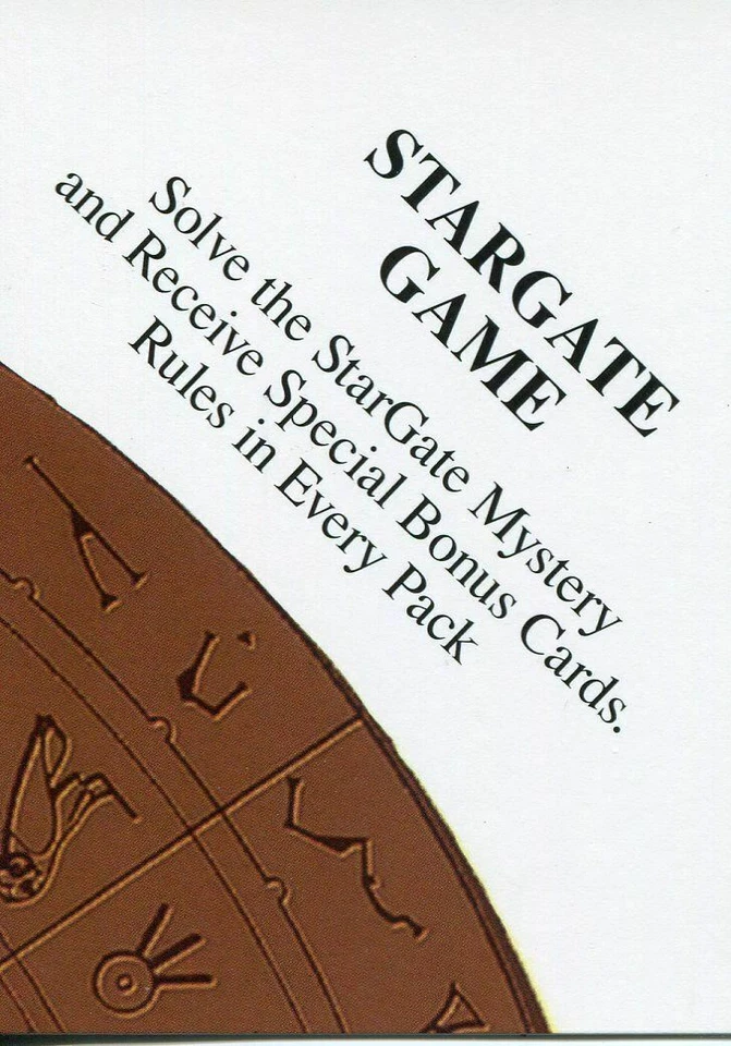 STARGATE THE MOVIE UNLOCK THE STARGATE 12 CARD SET OR SINGLES CHOOSE - Image 2 of 4