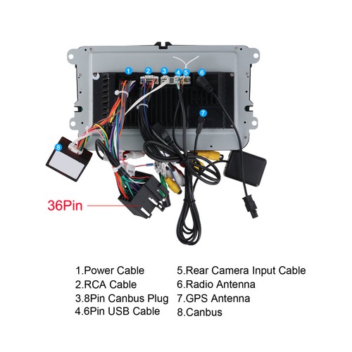7" Autoradio Android 13 WiFi GPS Navi 2 DIN für VW GOLF 5 6 Passat Tiguan Touran - Bild 15 von 24