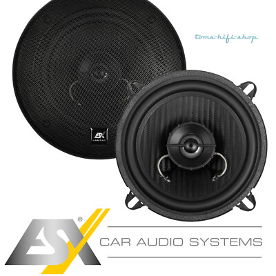 ESX HZ52 13cm 2-Wege-Koax-Lautsprecher mit 20mm Hochtöner 150 Watt 3 Ohm 130mm