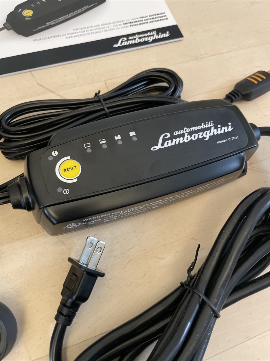 Lamborghini バッテリーチャージャー Lamborghini Battery Charger – O'GARA Boutique