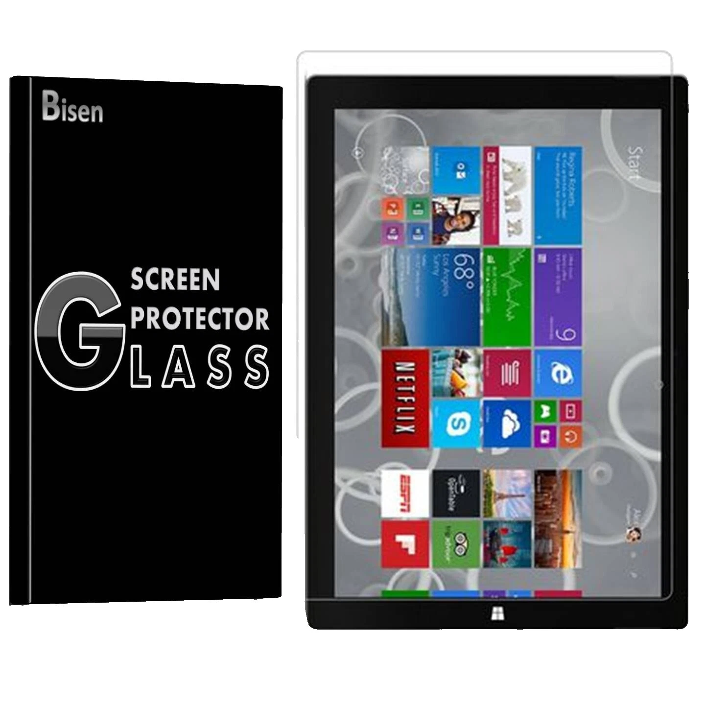 平板电脑和电子书阅读器屏幕保护膜，适用于 Microsoft 微软 Surface Pro 4