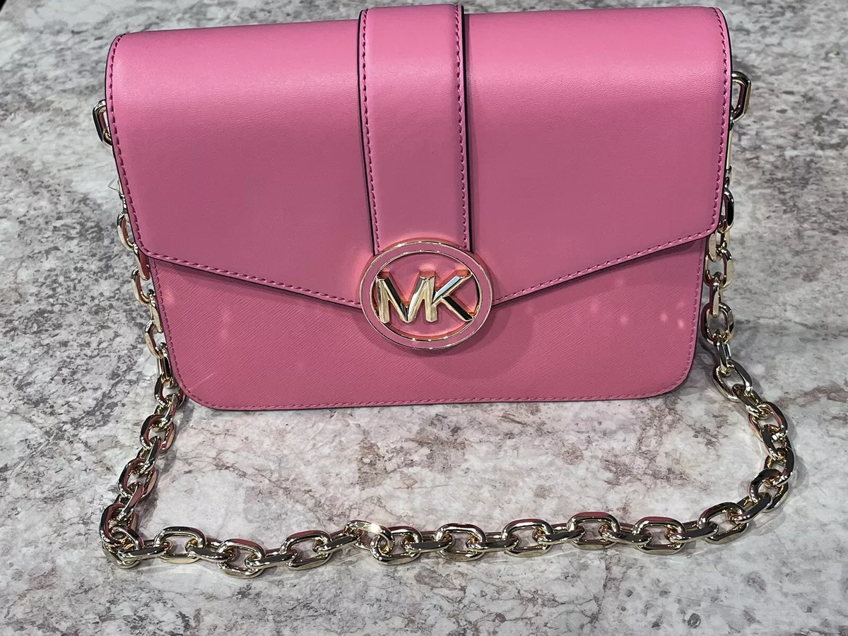 MICHAEL KORS CARMEN VEGAN MEDIUM FLAP SHOULDER CROSSBODY BAG ~ NWT