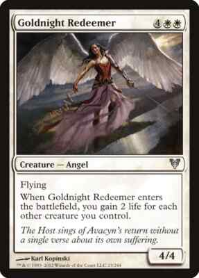 GOLDNIGHT REDEEMER X 4 E/X+ AVACYN RESTORED MTG
