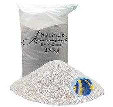 25 kg Aquariensand naturweiß Aquariumsand Aq...