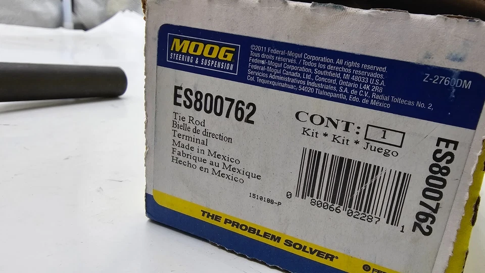 Extremo de varilla de amarre exterior MOOG ES800762 para Hummer H3 H3T 2006-2010 Foto 4 de 4