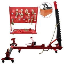 6600lb Car Frame Puller Set Auto Body Frame Repair Equipment Puller Straightener