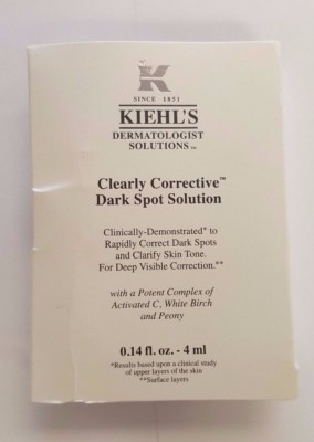 Kiehl's Clearly Corrective Dark Spot Solution 0.14oz/4mL Kiehls Sample choose #