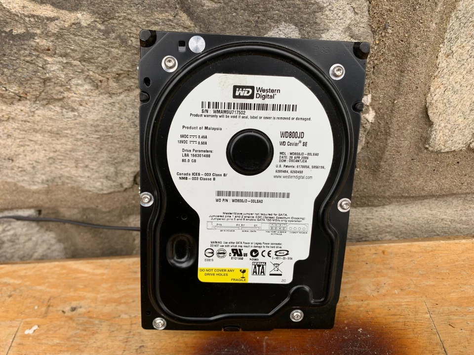Western Digital WD800JD WD Caviar SE 80 Gb & Two 8 Gb Dual Port - Image 3 of 4