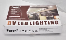 Facon 4.5" LED RV Interior Light Ceiling Fixture Cabinet Motorhome 6000K 6 Pack