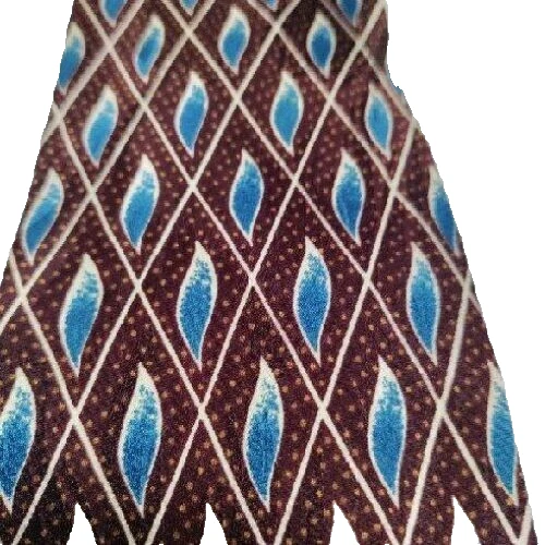 Corbata Traje Parche Guy Laroche Diffusion Hombres Geométrico Seda Marrón/Azul Foto 4 de 4