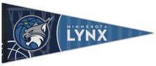MINNESOTA LYNX WNBA Basketball Premium Felt 12x30 Collectors PENNANT