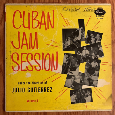 JULIO GUTIERREZ Cuban Jam Session LP on Panart DG mono cha-cha mambo gold label