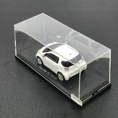 Mini Car Toyota IQ 2012 White 1/43 Scale Box Display Diecast Vol
