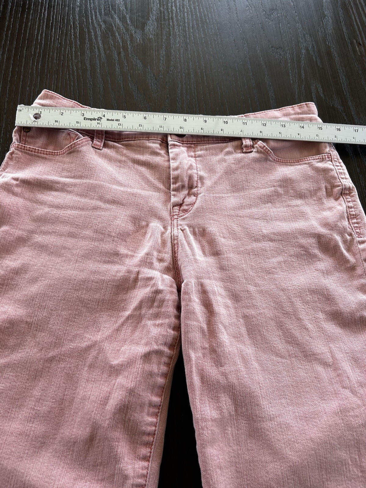 Gloria Vanderbilt Women’s Short Bermudas Stretch Mid Rise Size 4 Pink Blush thumbnail 7