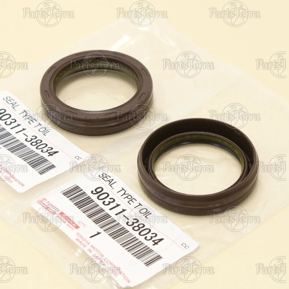 Sello de aceite de ajuste del árbol de levas genuino OEM Toyota CAMRY LEXUS RX300 - 2x 90311-38034 Foto 3 de 4