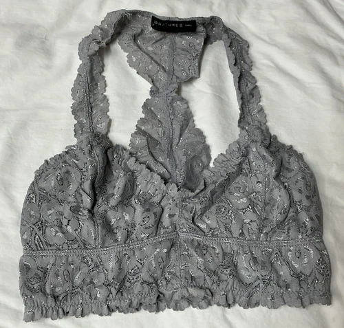 Signature 8 Silver Grey Bralette Small