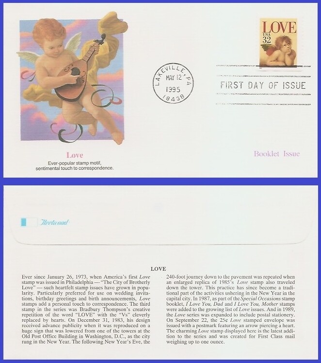 USA5 #2959 U/A FLEETWOOD FDC Love Angel | eBay