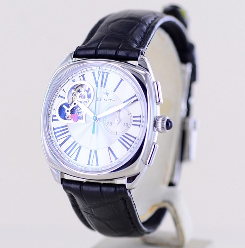 Zenith Uhr Star open El Primero Chronograph Heart 37mm Silver Dial Faltschließe - Bild 2 von 19