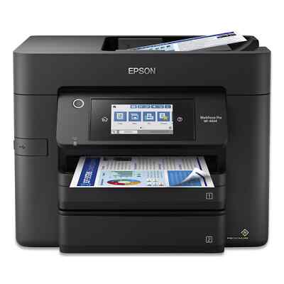 Epson WorkForce WF-4834 Wireless All-in-One Color Inkjet Printer Copy Scan Fax 