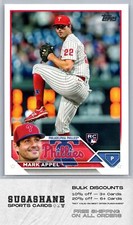 2023 Topps 259 Mark Appel   Philadelphia Phillies RC Baseball Card