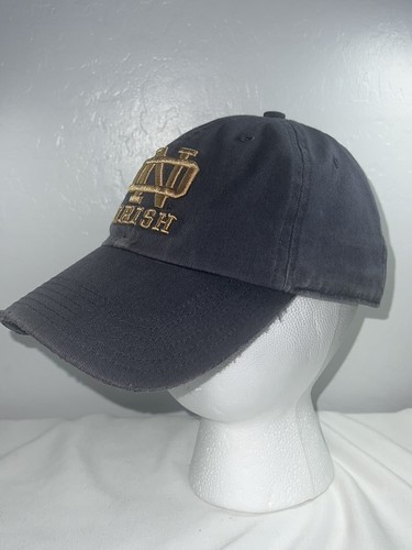 Vintage Notre Dame Irish Hat Embroidered Stretch Fit Ball Cap Adult S Franchise - Picture 8 of 15