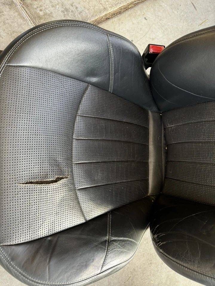 2003-2006 Mercedes-Benz Heated And Cooled W211 E55 AMG SEATS Leather Seats - Image 3 of 4