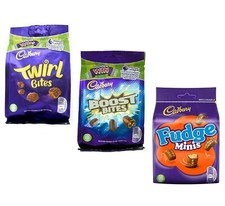 Cadbury Chocolate Pouch Selection Choose Your Sweets Fudge Twirl Boost
