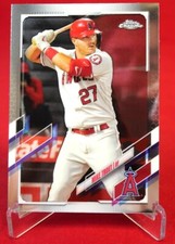 Mike Trout Topps Chrome Baseball Card 2021 #27