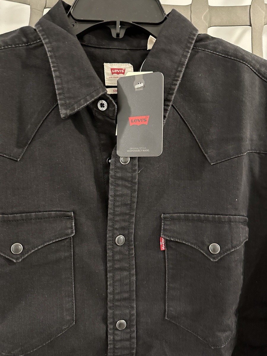 Levi's Classic Western Standard Fit Shirt - Men's - Red Cast Rinse L