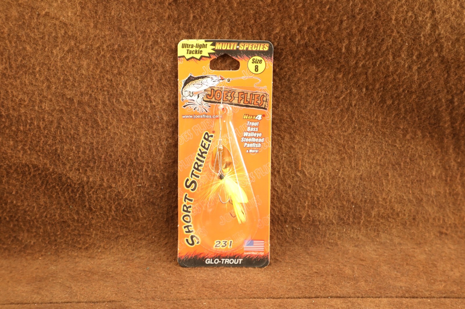 Large Lot of 96x Joes Flies Joe's Favorites Glo Trout Blue Dunne Trout