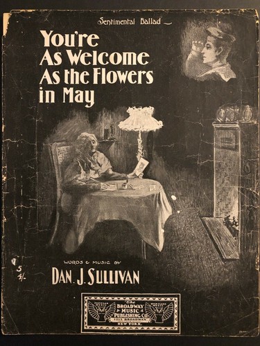 Vintage Noten 1. Weltkrieg "Du bist so willkommen wie die Blumen im Mai" - Bild 2 von 3