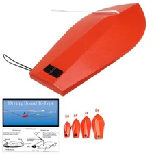 Fishing Diving Board K-Type Deep Sea Fishing Artificial Bait Trolling Board US