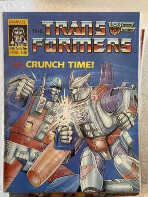 TRANSFORMERS BRITISH WEEKLY  COMICS  MARVEL UK  issue 86