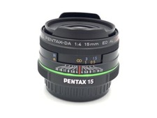 Near Mint SMC Pentax-DA 15mm F/4 ED AL Limited Ultra Wide Angle Lens #P0019