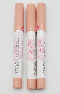 Lot Of 3- PHYSICIANS FORMULA ROSE KISS ALL DAY SWEET NOTHING 0.15 Oz