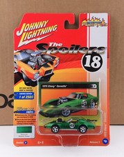 Johnny Lightning 1975 Chevy Corvette GREEN (2018) STREET FREAKS SPOILERS