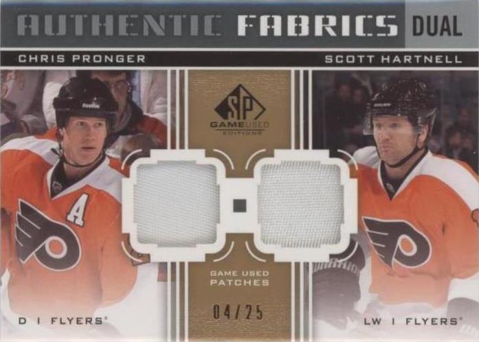 2011-12 SP Game Used Edition - Authentic Fabrics Dual Chris Pronger ...