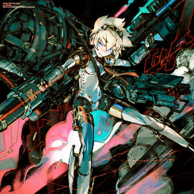 Anime JNTHED Girls Cyborg Science Fiction Science  Gaming Mat Desk 47740