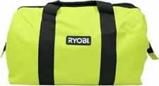 RYOBI Contractor Canvas Tool Bag Large Green Black Soft Side 903209044 NEW
