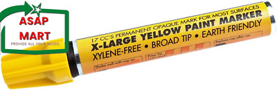 Forney 70832 Marker, Paint, Extra Large, Yellow.